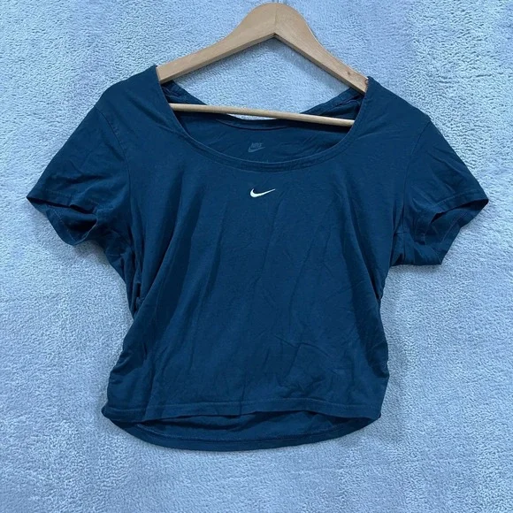 Nike Sportswear Chill Knit Women's Large Square-Neck Top Tight Fit Z7990-478