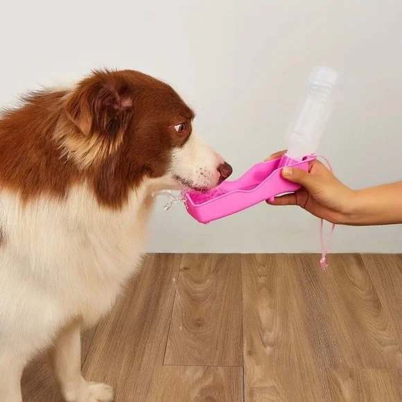 {NWT} Pet Travel Water Bottle Small Dog Pink 8oz