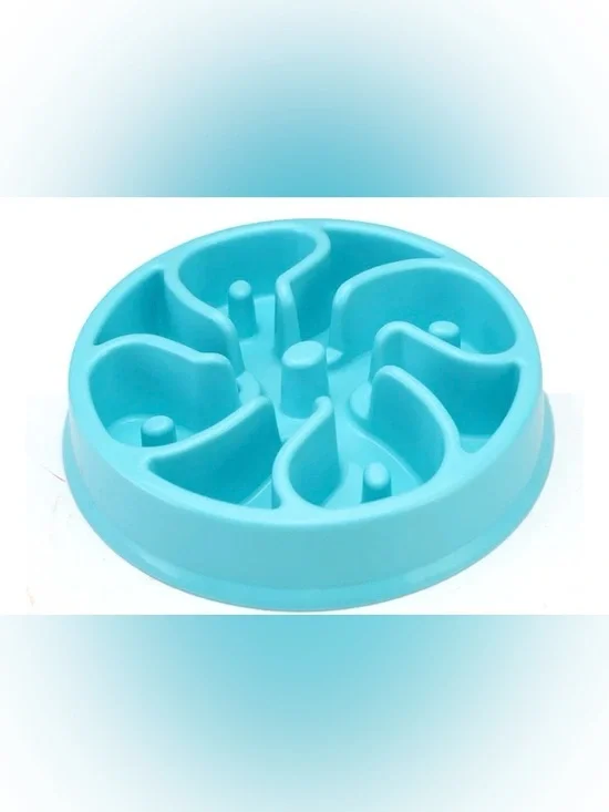 Slow Feeder Pet Food Bowl - Anti-chock Bowl blue