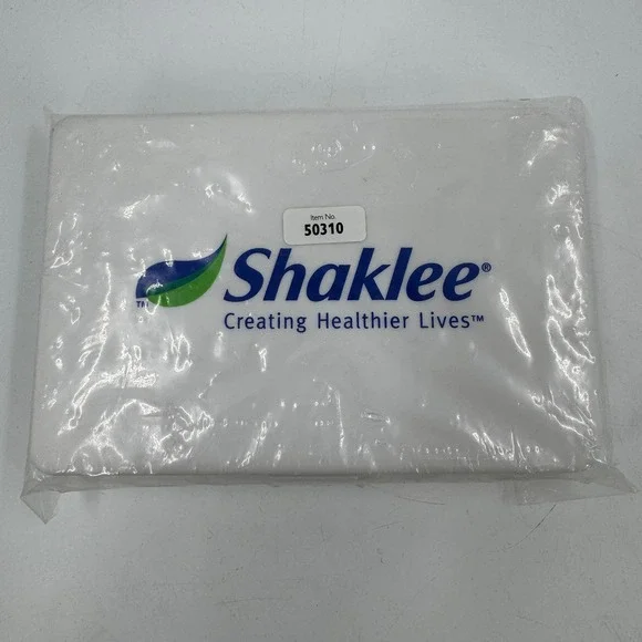 Shaklee Storage Case Unisex OS White Creating Healthier Lives 50310 Snap Latch