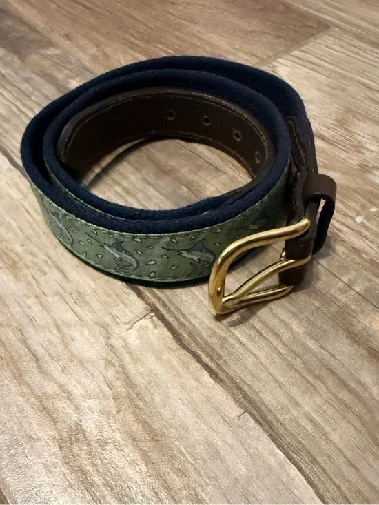 Vineyard Vines Boys Classic Swordfish Canvas Club Belt