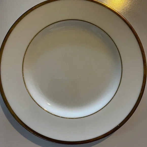 ROYAL DOULTON THE ROMANCE‎ COLLECTION HEATHER H5089 LOT 3 SALAD PLATES GOLD TRIM