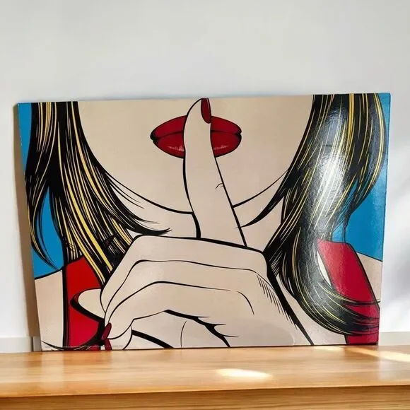 VTG IKEA 1999 ‘Sssshhh’ By Deborah Azzopardi Pop Art Piece