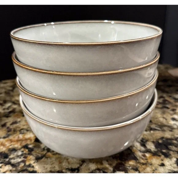 IKEA Of Sweden Stoneware Set Of 4 Cereal Soup Bowls Bowl Grayish‎ Brown 21963