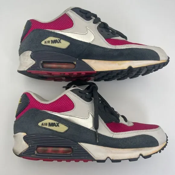 Nike Air Max 90‎ Fuchsia 325213-606 Sneakers Womens 11 Running Shoes