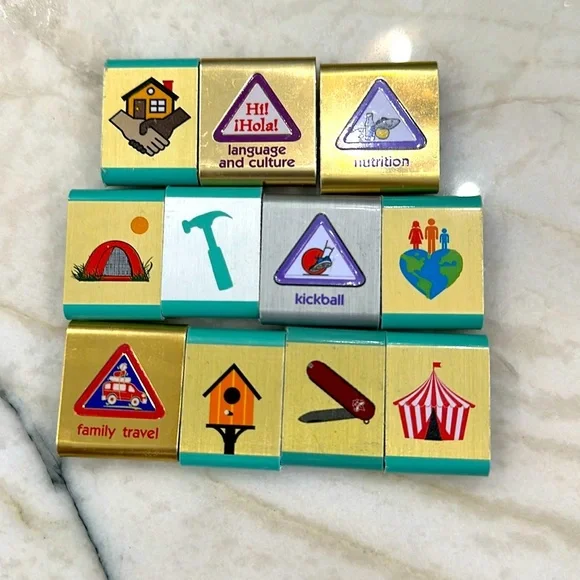 All-Cub Scout- adventure belt loops ( 11 in total)