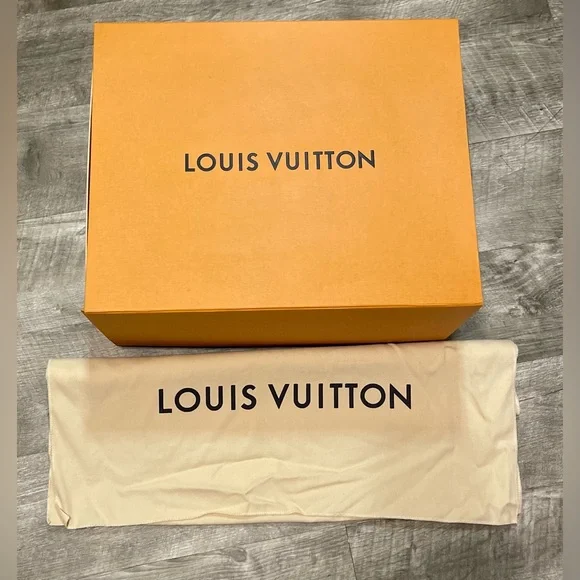 Louis Vuitton Orange Box with Cream Dust Bag