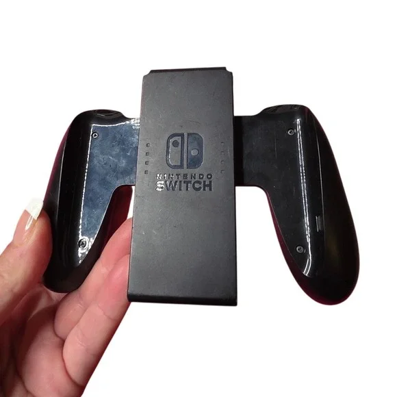 Nintendo Switch Joy-Con Grip‎ Controller Attachment Black HAC-011 OEM Accessory