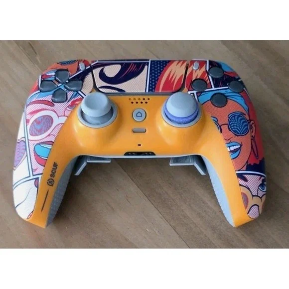 New Scuff Reflex PS5 Controller Video Game Accessory Graffiti Retro Custom