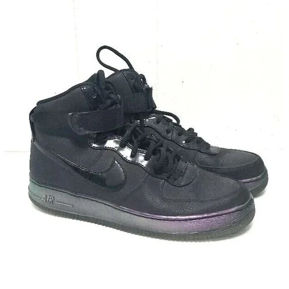 Nike Air Force 1 High Women's Premium Black Size 11.5 654440-007