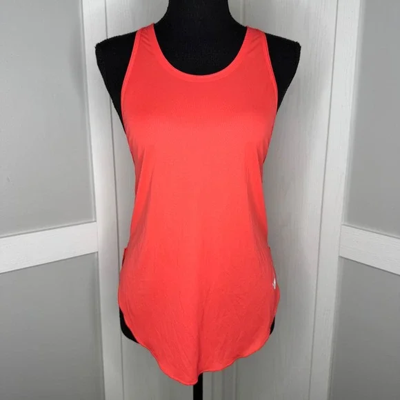 Nike Dri-Fit Tank Top Womens XS Orange Racerback Running‎ Athletic