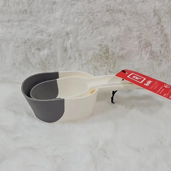 Reddy 2 Piece Flexible Scoop Set white & gray
