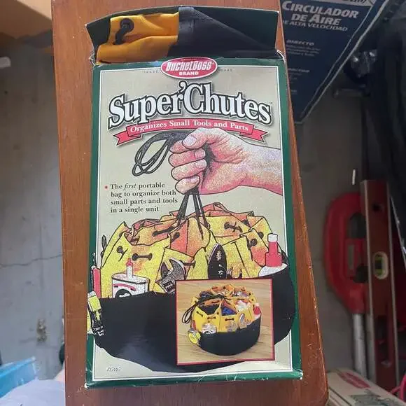 Vintage Bucket Boss Super Chutes Tool & Small Parts‎ Organizer Bag #25005