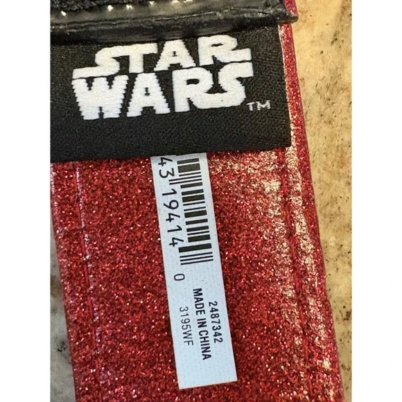Star Wars Storm Trooper Belt - Black - Kids s/m‎ youth small medium StarWars TM