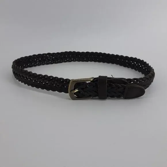 Children's Place Kid's Black Genuine Leather Belt Size 22