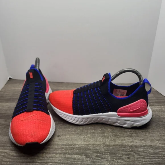 Nike React Phantom Run Flyknit 2 Running Shoes Sneaker Women Size 8 DX2354-001