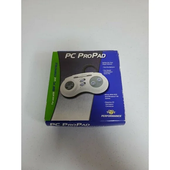 INTERACT PROPAD WIRED WHITE CONTROLLER PC SERIAL SV-255 NIB