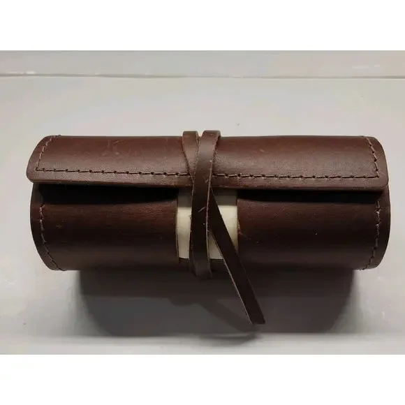 Rustico Saddle Leather Sidekick Organizer Bag Roll