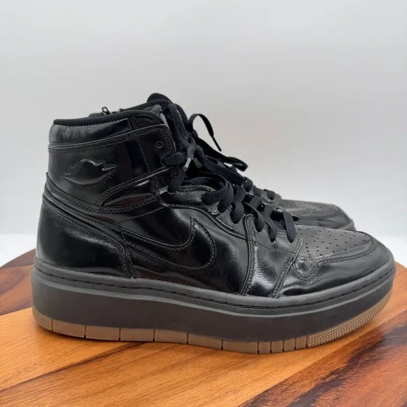 Nike Air Jordan 1 Elevate High Womens 11.5 Black Gum Athletic Shoes Sneakers