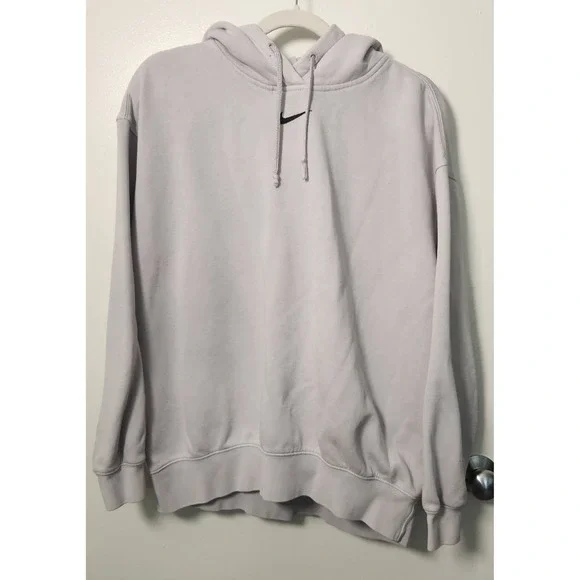 Nike Women's Lilac Purple Sm Pullover Hoodie Center‎ Swoosh Kangaroo Pocket