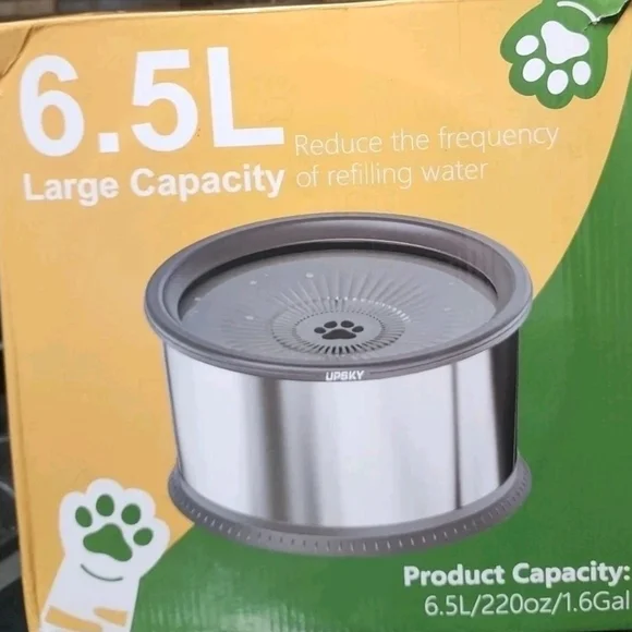 UPSKY None Spill Large Capacity Dog Bowl
