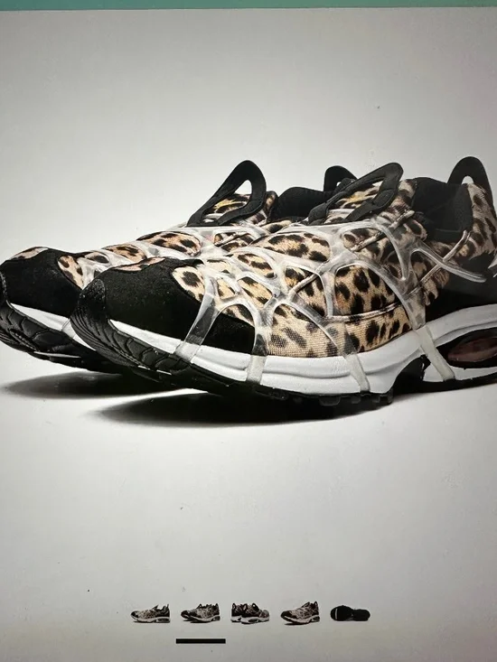 Nike Air Kukini SE Leopard slip-ons. NWOT.