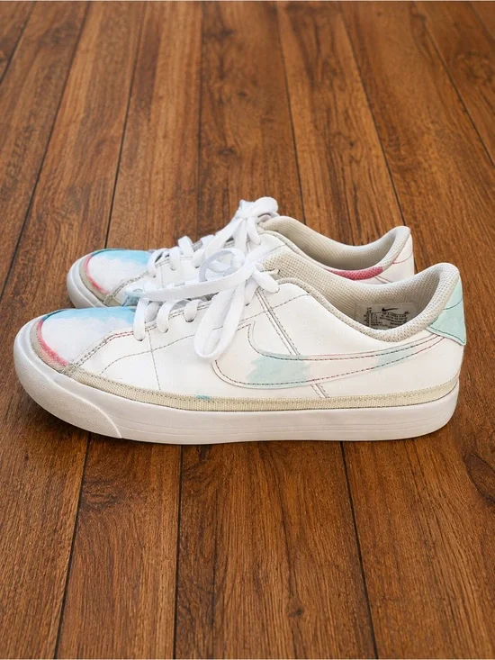 Nike Court Legacy Next Nature Pastel Watercolor Sneakers Youth 5 / Women’s 6.5