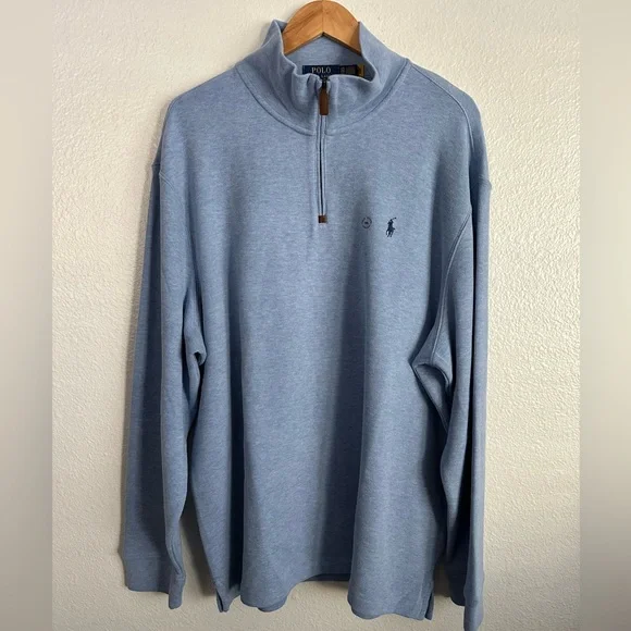 Polo Ralph Lauren Quarter Zip Sweater Country Ski PWing CP93 Sportsman Size 2XL