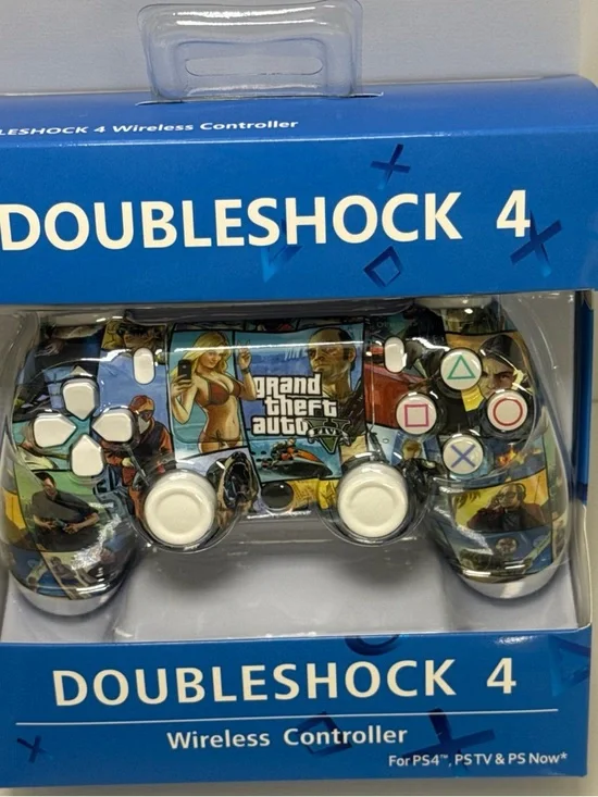 Grand Theft Auto Themed Wireless Controller - Multicolor