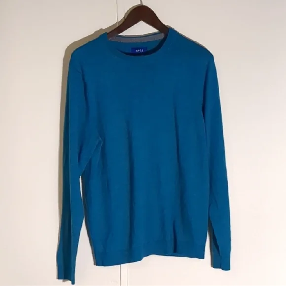 Apt. 9 Blue Crewneck Sweater