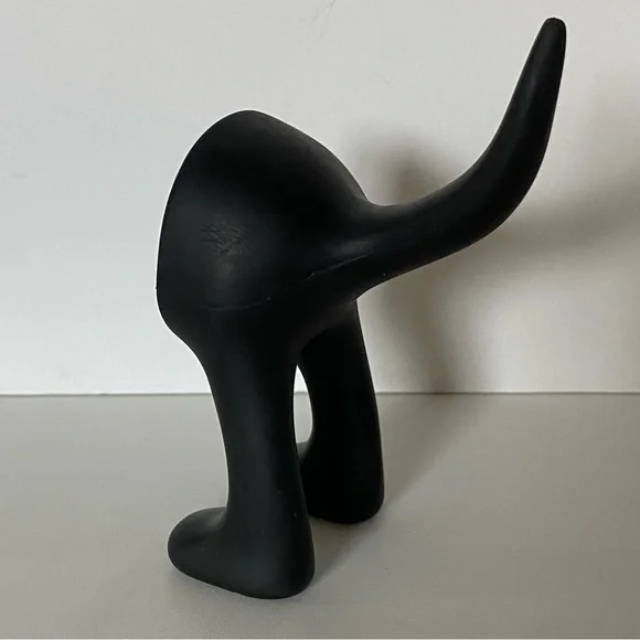 IKEA Bastis Tail Hook Black for the Dog Cat Pet Leash Hanger Rubber EUC 4.5”