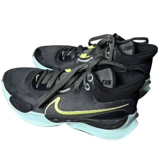 Nike Renew Elevate 3 Basketball Shoes Women's Size 6 Black Mint Green Athletic