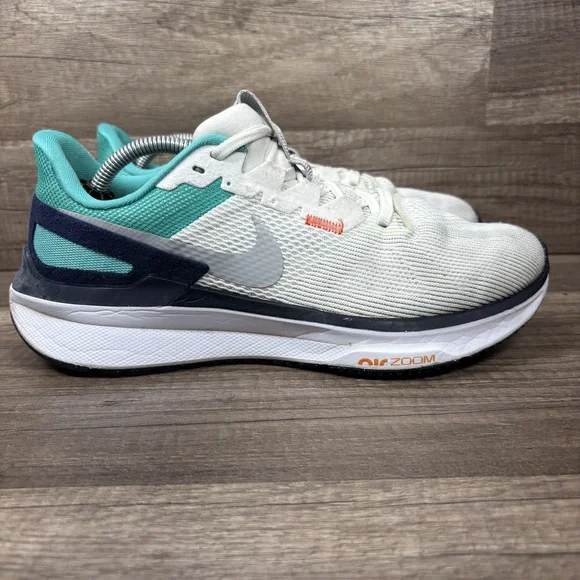 Nike Air Zoom Structure 25 Gray Green Womens US Size 8.5 DJ7884-102 Running Shoe