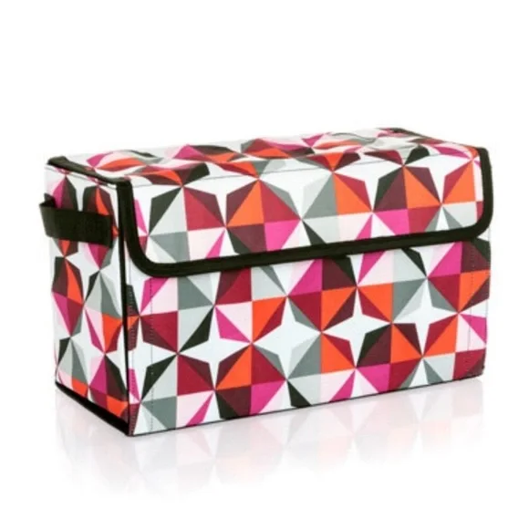 Thirty-One Get Creative Case - Origami Pop Geometric print -NWT NEW
