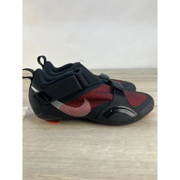 Nike SuperRep Cycle Black Red Cycling Shoes‎ CJ0775-008 WOMENS SIZE 7
