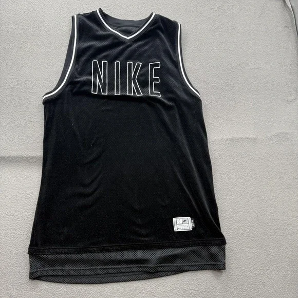 Nike Tank Shirt Women' Large Black Sleeveless Basketball Jersey Mesh Williams 00