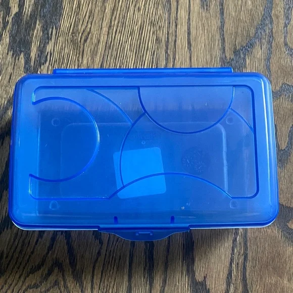 Blue Plastic Storage Box