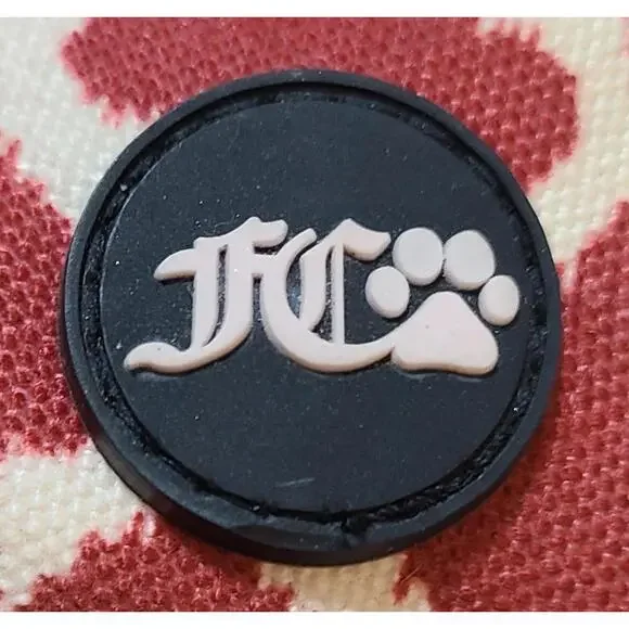 Juicy Couture Pet Bowl | Red Moroccan Fabric Travel Food & Water Dish | Foldable