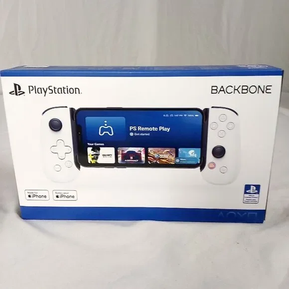 Playstation Backbone one iPhone lightning Edition Mobile Gaming Controller White