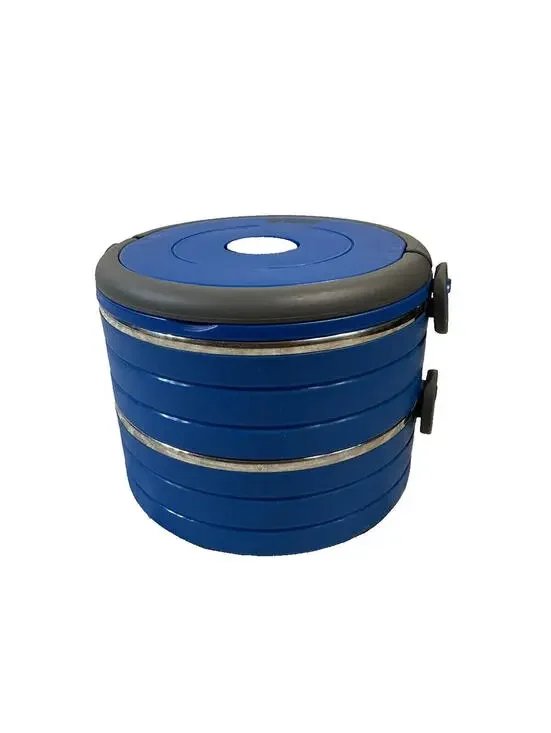 GO PET Bento Box Metal Inside Food Snack Water Bowls Containers Handle Compact