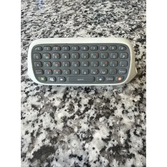 Xbox 360 Chatpad Controller Keyboard White Excellent Condition Used