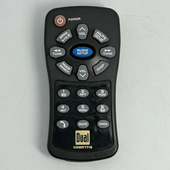 DUAL XDMA7715 Remote Control for Vehicle In-Dash CD Player Receiver Stereo