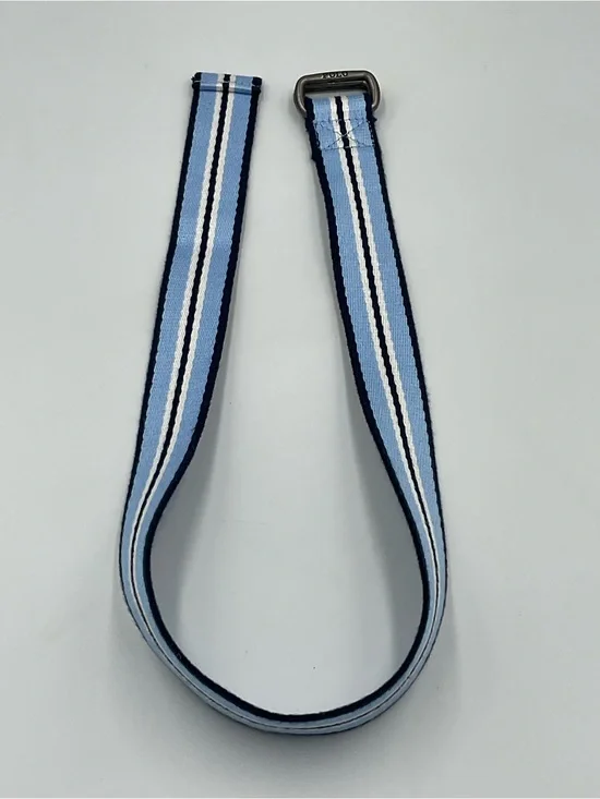 Boys Youth Polo Ralph Lauren Light Blue Striped Belt XS/S