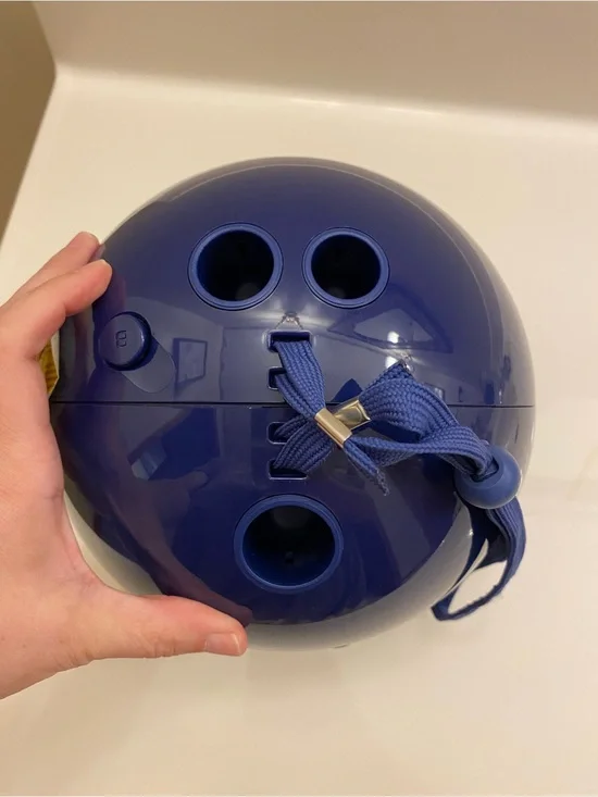 Nintendo Wii Bowling Ball Blue Controller with Wrist Strap