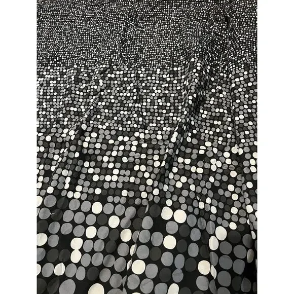 Vintage IKEA SMORBOLL Duvet Cover Full size Black Gray Polka Dots New NWOP