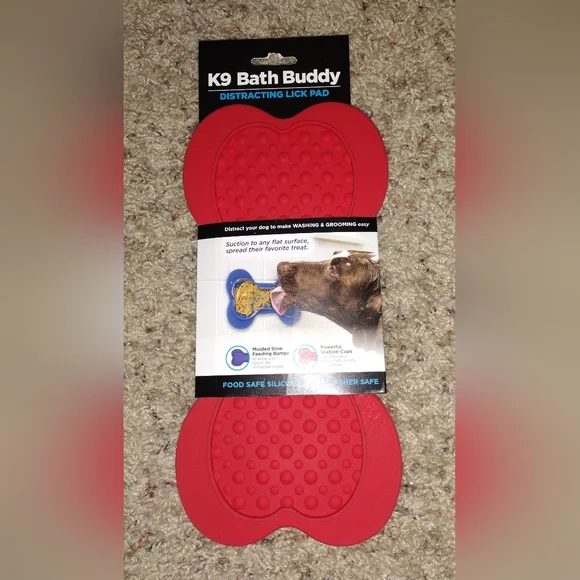 NWT K9 Bath Buddy Distracting Lick Pad 10