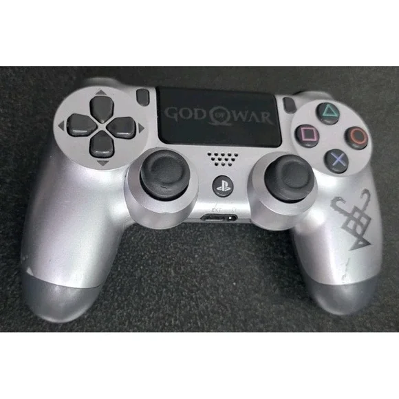 Genuine PS4 Dual Shock‎ PlayStation 4 Controller God of War Gray Silver Working