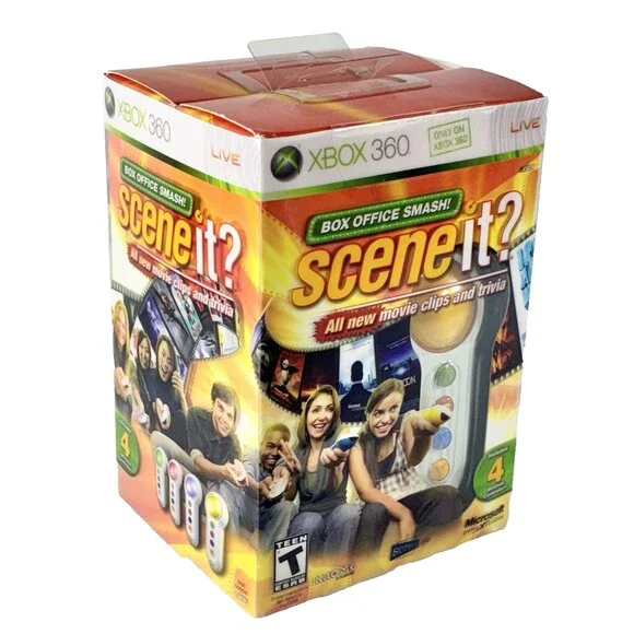 Scene It? Box Office Smash Trivia 2008 Microsoft Xbox 360 New Factory Sealed