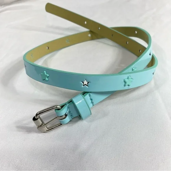 Cat & Jack Kid’s Stars Mint Colored Belt