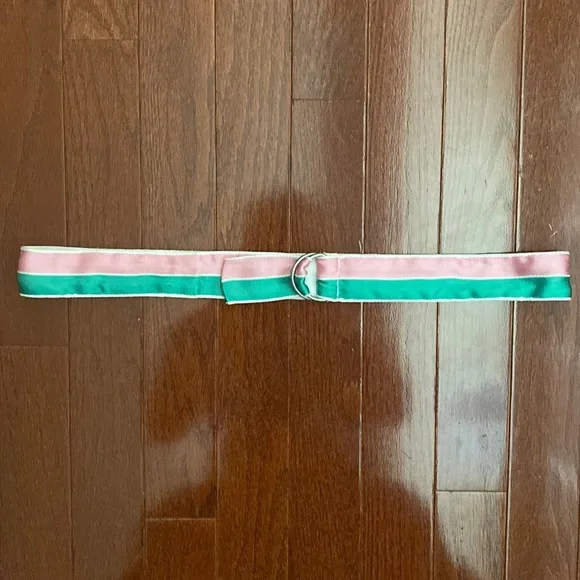 Pink and Green Ribbon Belt